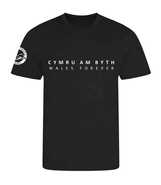 Cotton T-Shirt - Cymru am Byth/Wales Forever