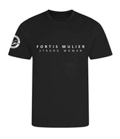 Cotton T-Shirt - Fortis Mulier/Strong Woman