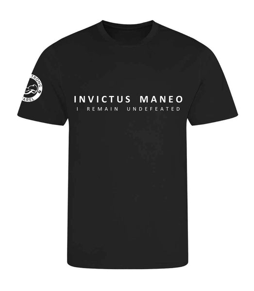 Cotton T-Shirt - Invictus Maneo/I remain undefeated